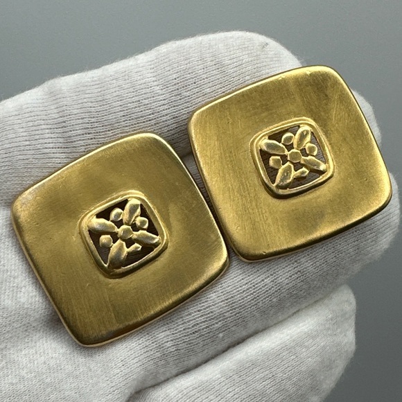 Vintage Givenchy Earrings Clip On 1980’s #370 - Picture 2 of 6